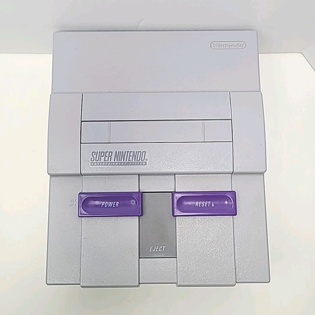 Super Nintendo SNES Console SNS-001 System Set w/ Controller, Power & AV TESTED