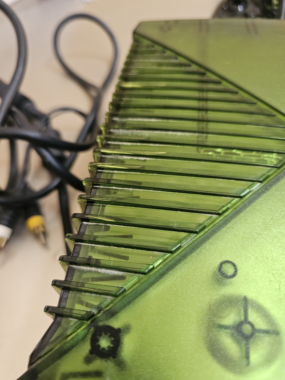 Original Xbox Halo Special Edition Green Console For Parts or Repair Please Read