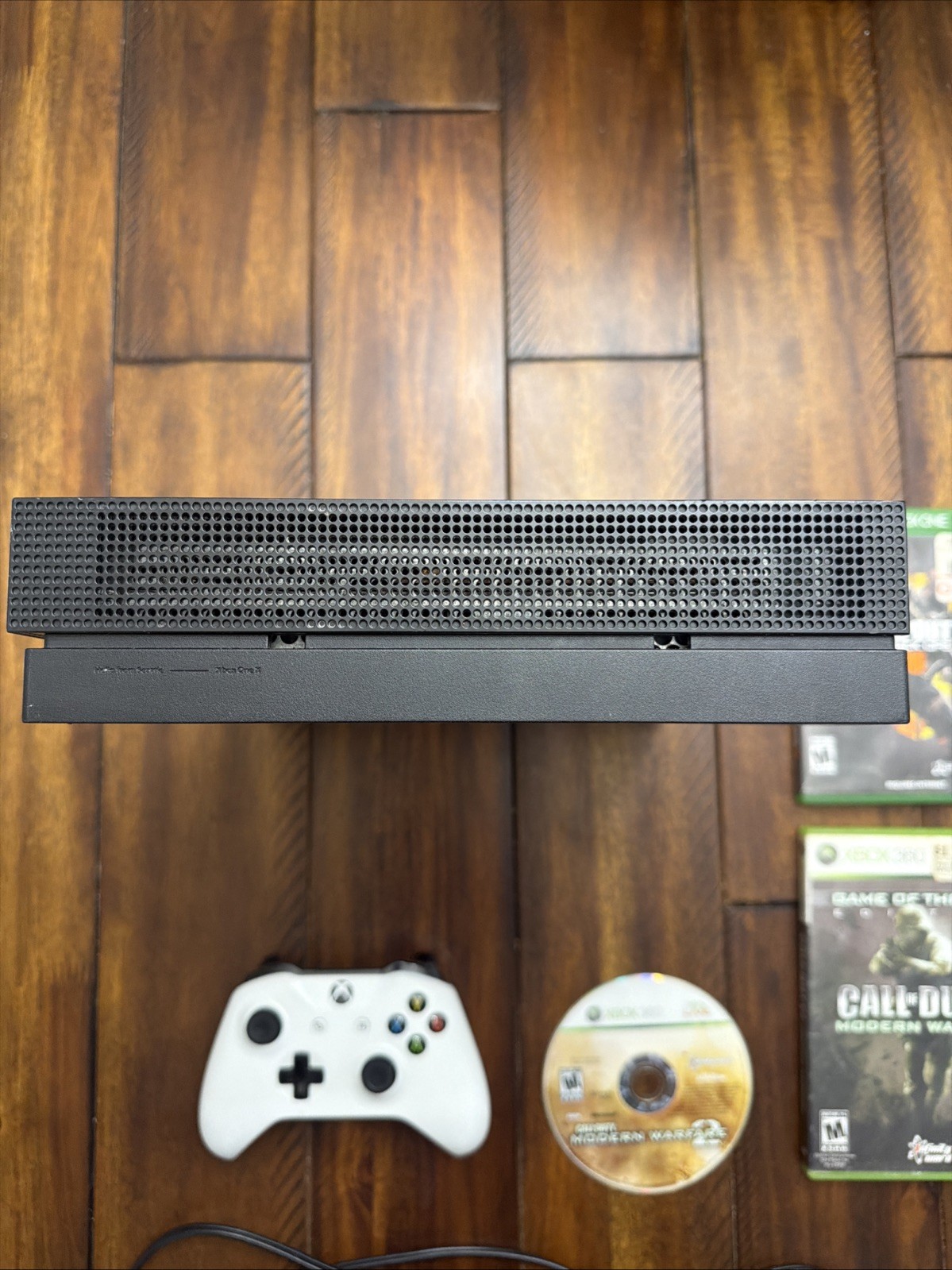 Xbox One X 1TB Console E102 Error FOR PARTS/REPAIR + OEM Controller + 5 Games