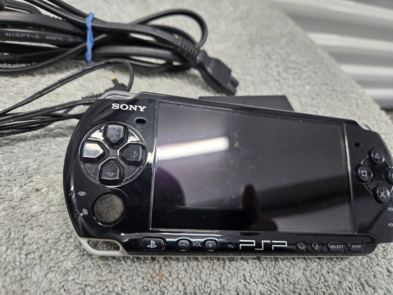 Sony PSP 3001 Portable Handheld Console System Bundle With 9 Games