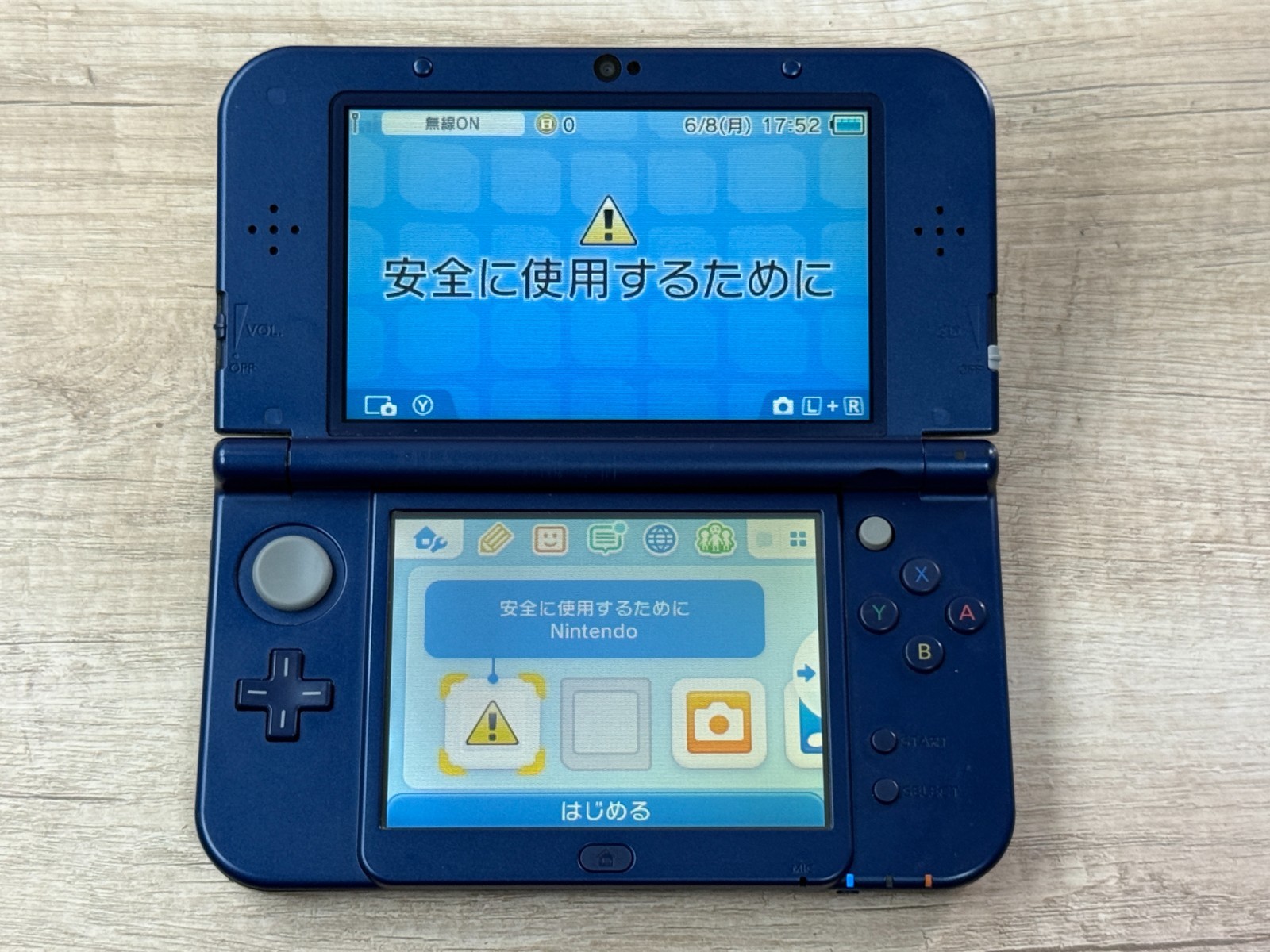IPS Nintendo New 3DS XL Metallic Blue Console IPS Top Tested D6125