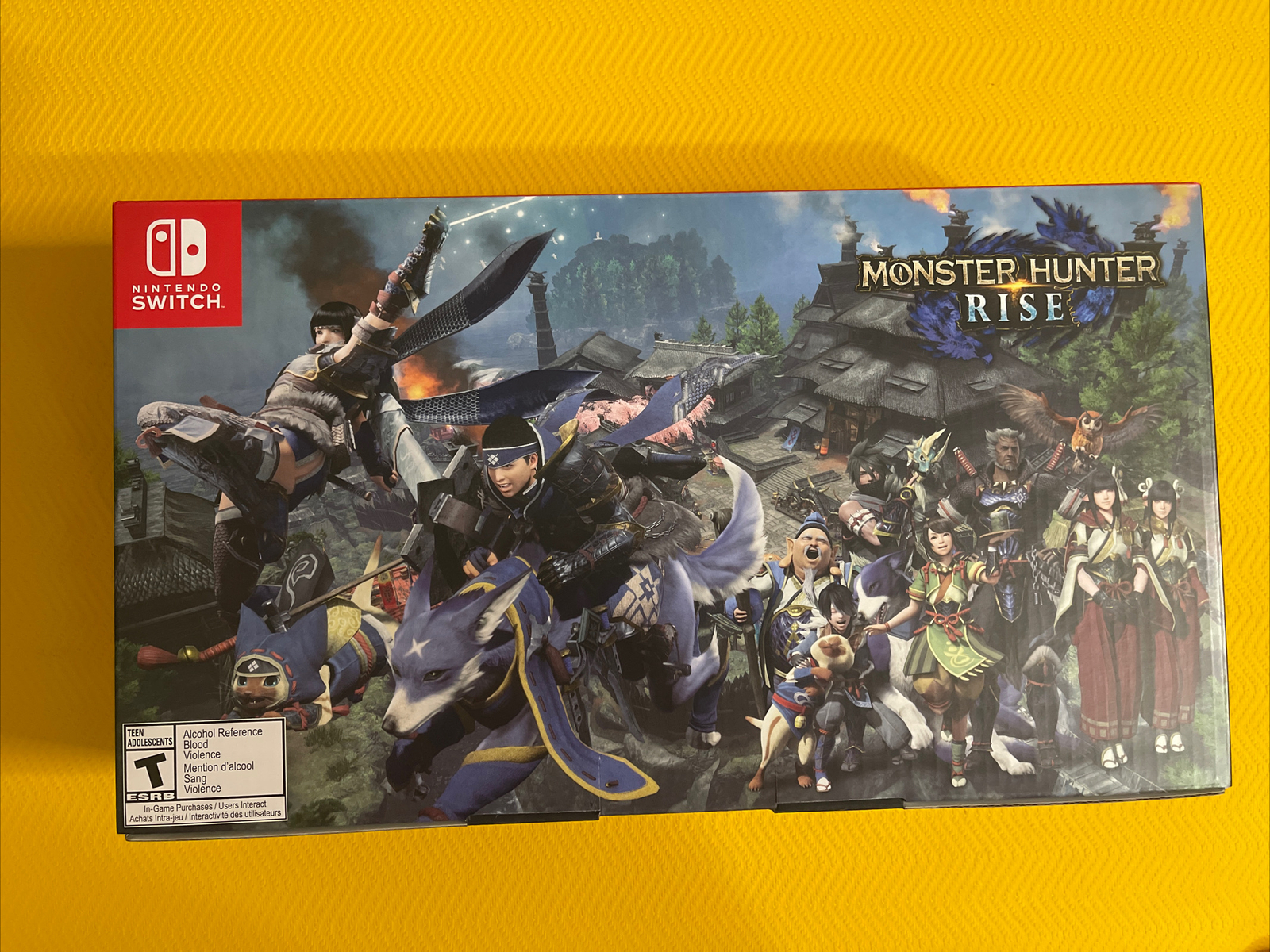 Nintendo Switch Monster Hunter Rise Console New
