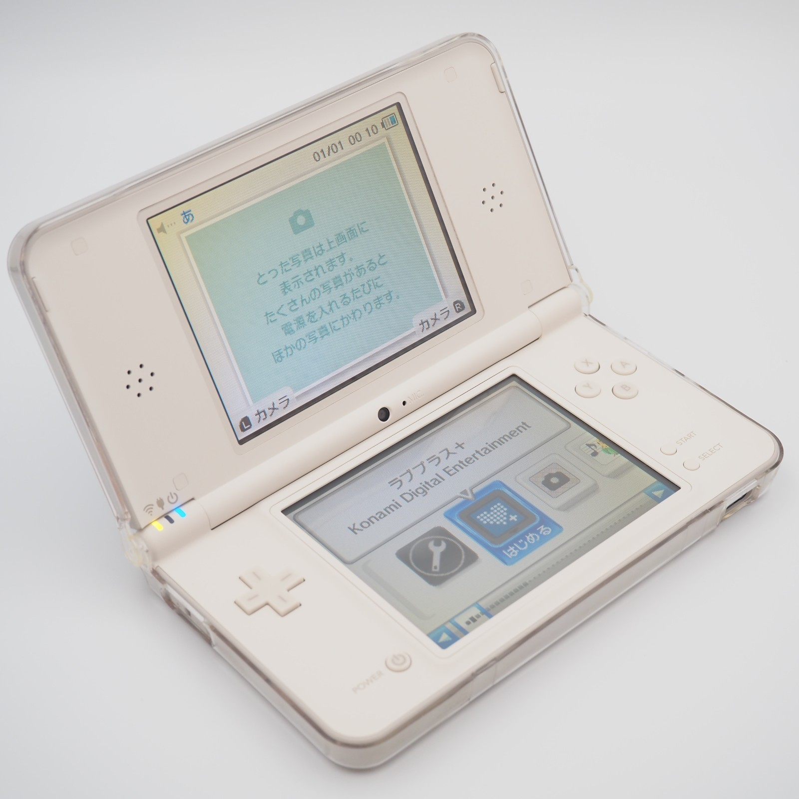 Nintendo DSi XL LL Love Plus «Manaka» Deluxe Console KONAMI w/Box Tested VG