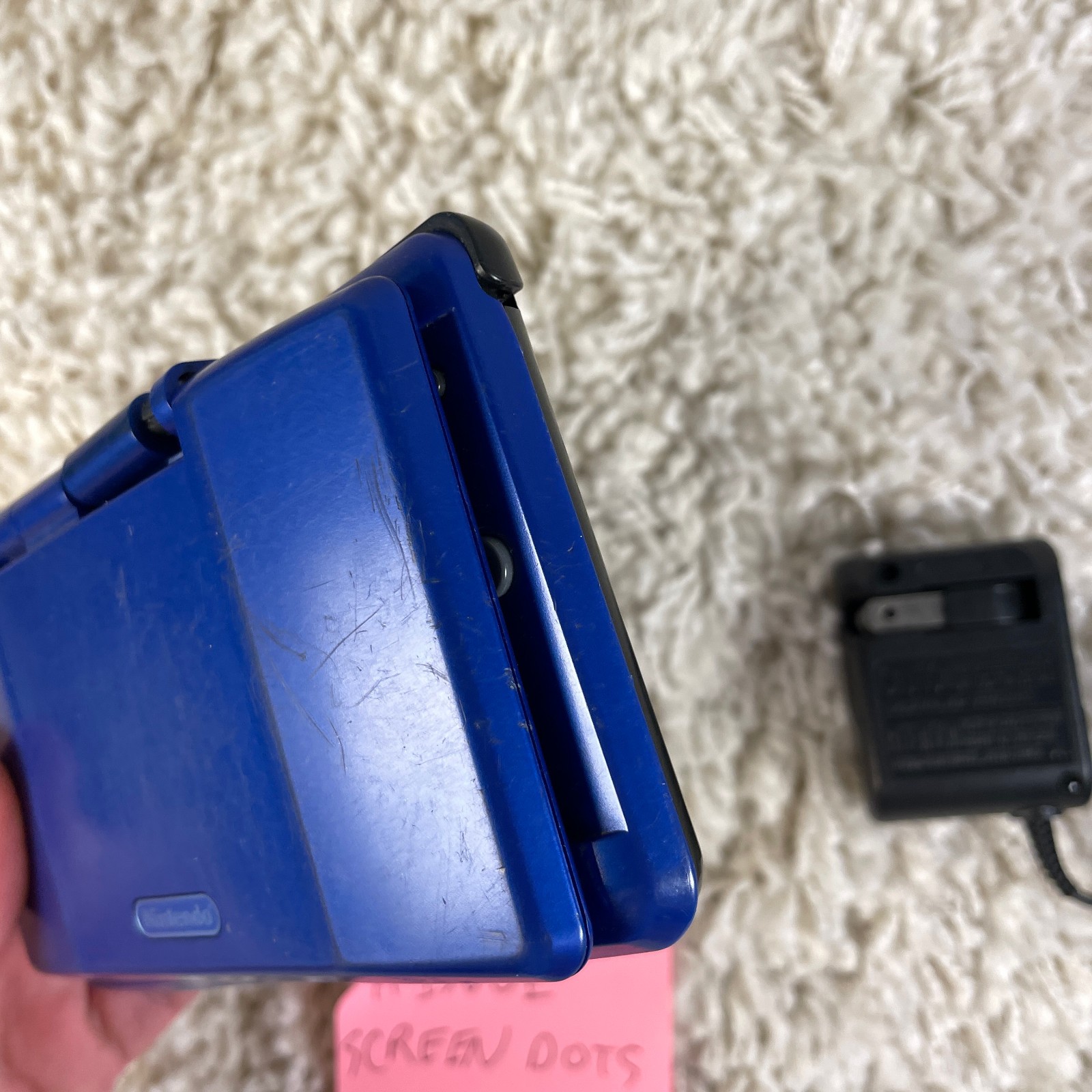 Nintendo DS Original NTR-001 Cobalt Blue Handheld Console System READ