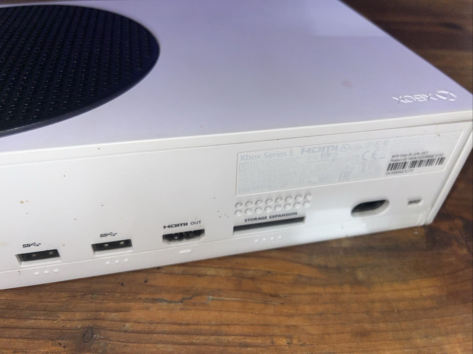 Xbox Series S Model 1883 – For Parts/Repair – HDMI Port Damaged / No Output