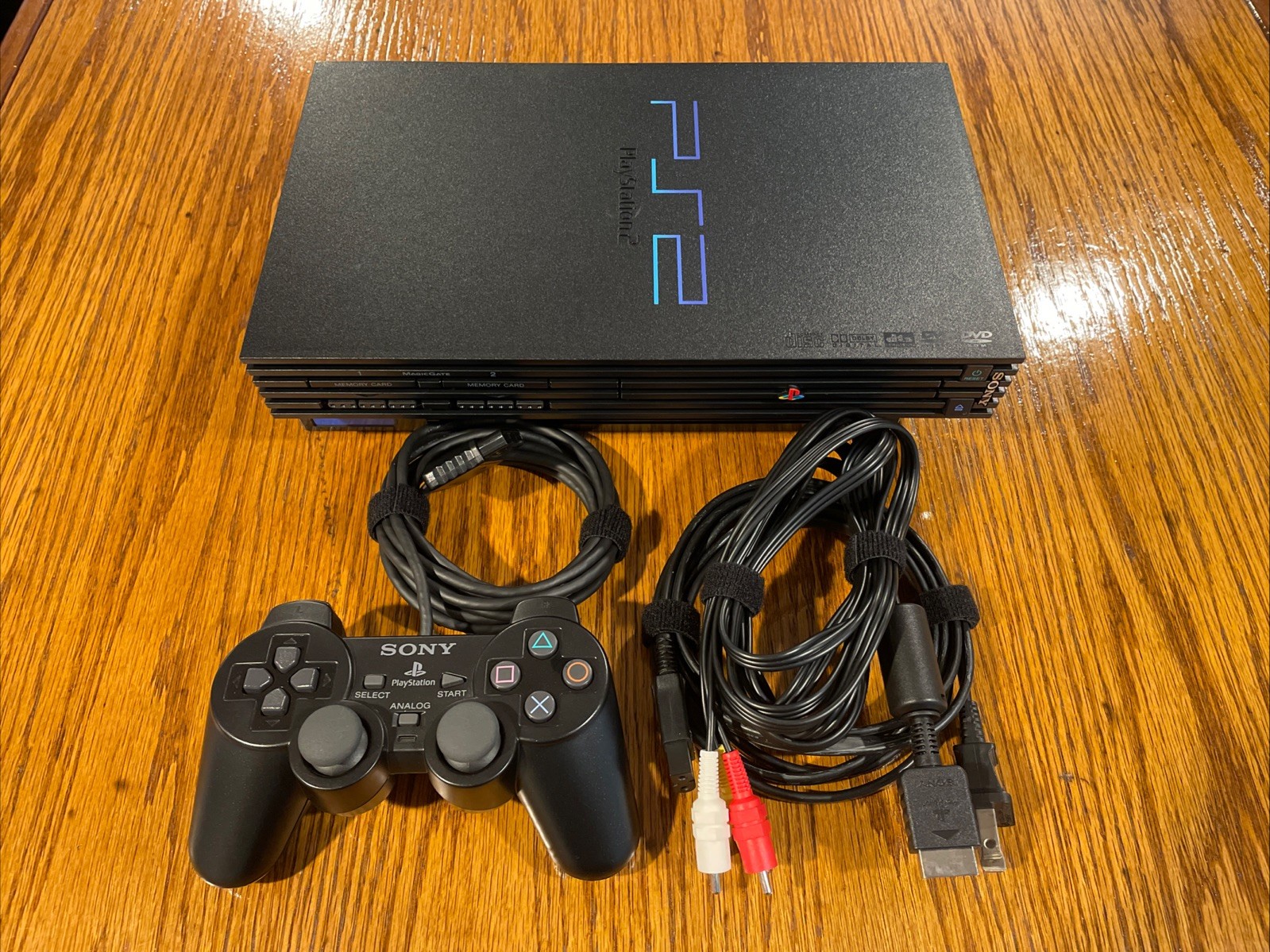 PlayStation 2 PS2 (Black) | SCPH-39001 | w/ Controller | Used | Authentic | OEM