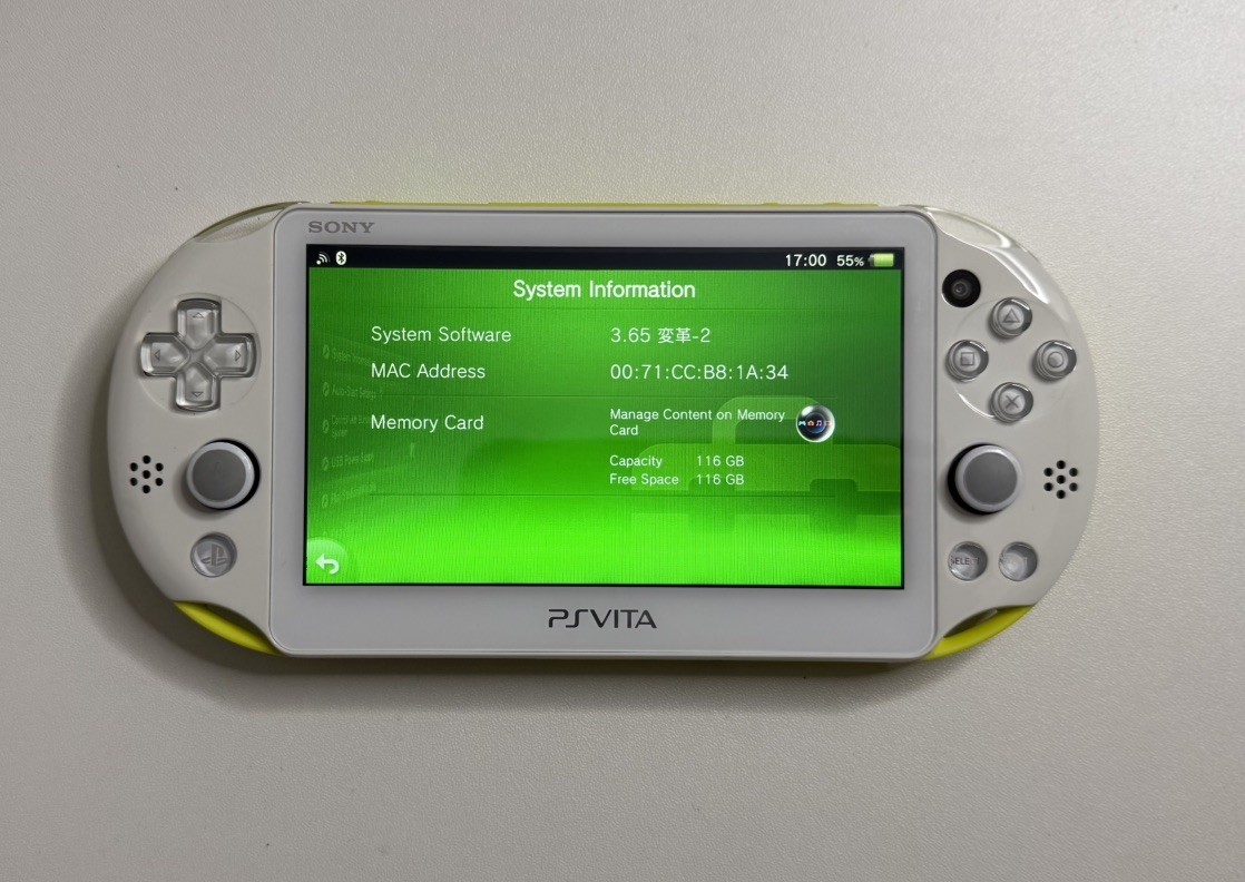 PS Vita PCH-2000 W/ Charger and 128 Gb Card (READ DESCRIPTION)