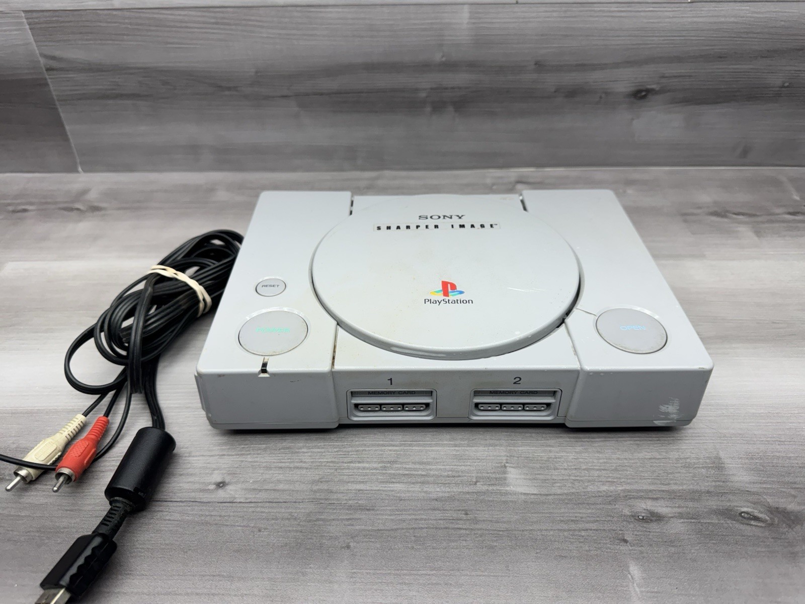 Sony PlayStation 1 PS1 Video Game Console – Gray SCPH-7501 Console & AV Cables