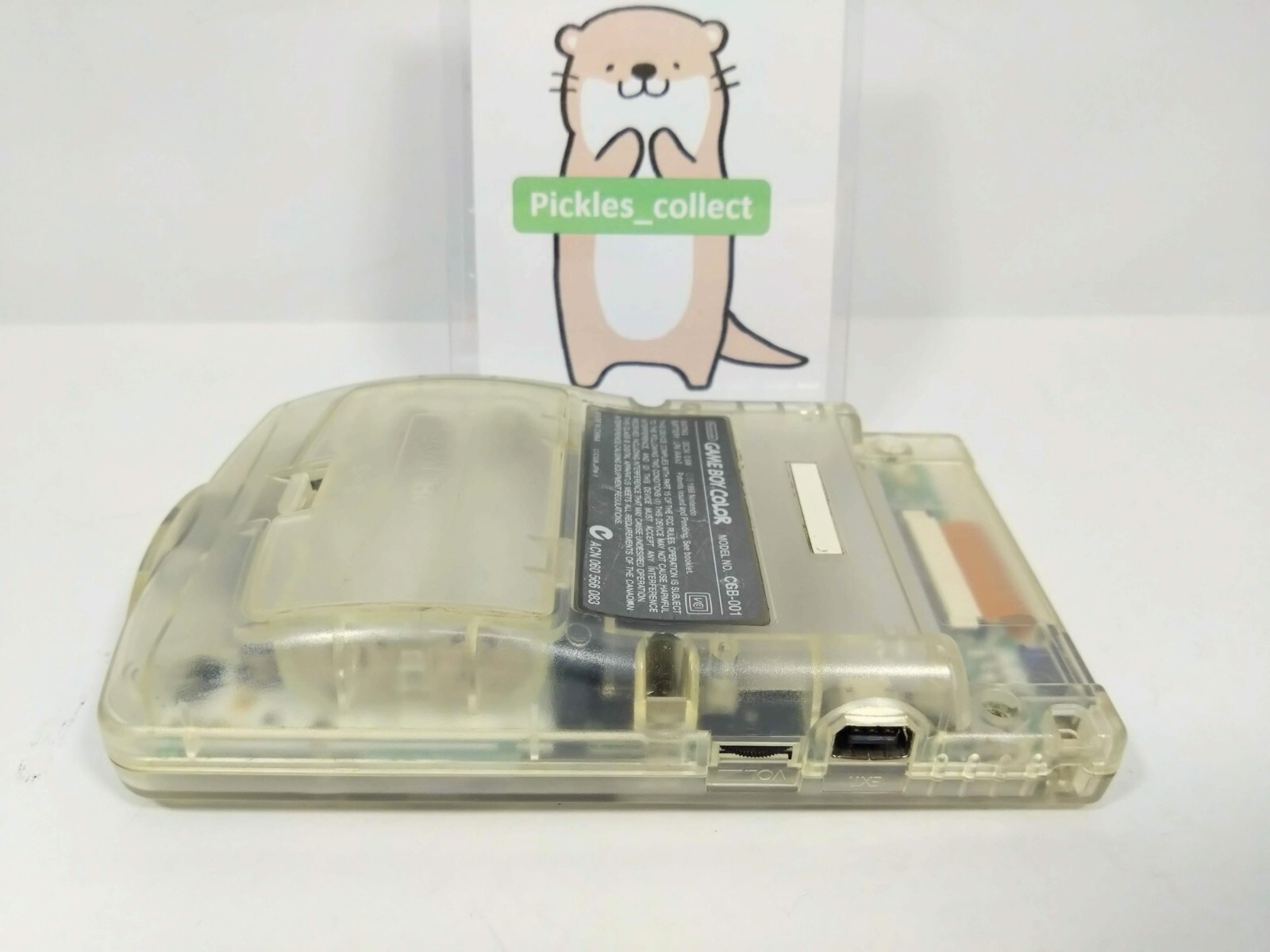 Nintendo CGB-001 Game Boy Color Clear Console only Tested GB GBC 0327H
