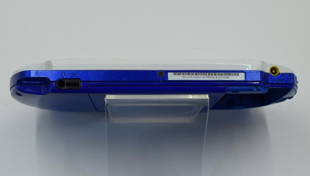 Sony PSP-3000 White Blue Console Tested Working Region Free SD Card