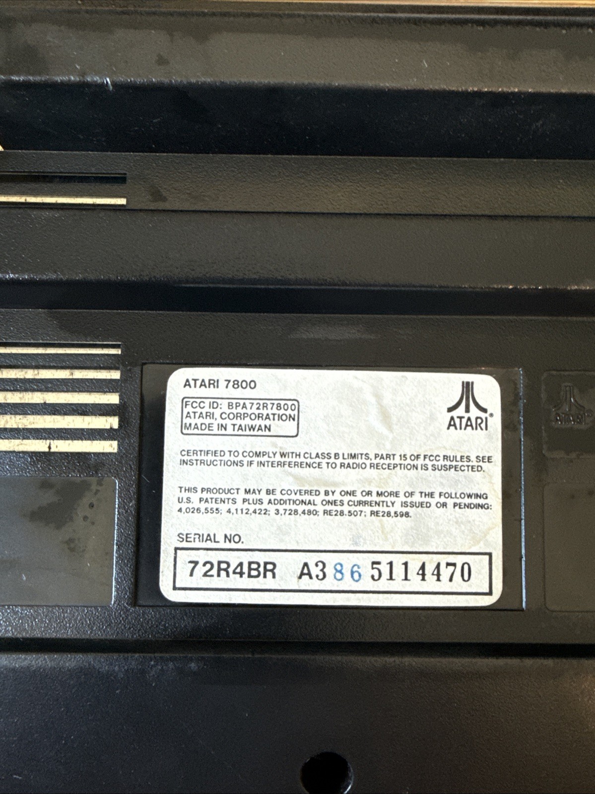 Atari 7800 Pro System Console-Untested NO CORDS