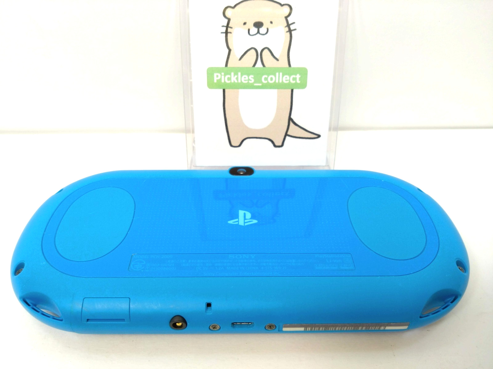 Sony PS Vita Aqua Blue PCH-2000 ZA23 Console only Wi-Fi PSV Slim Tested 0603E