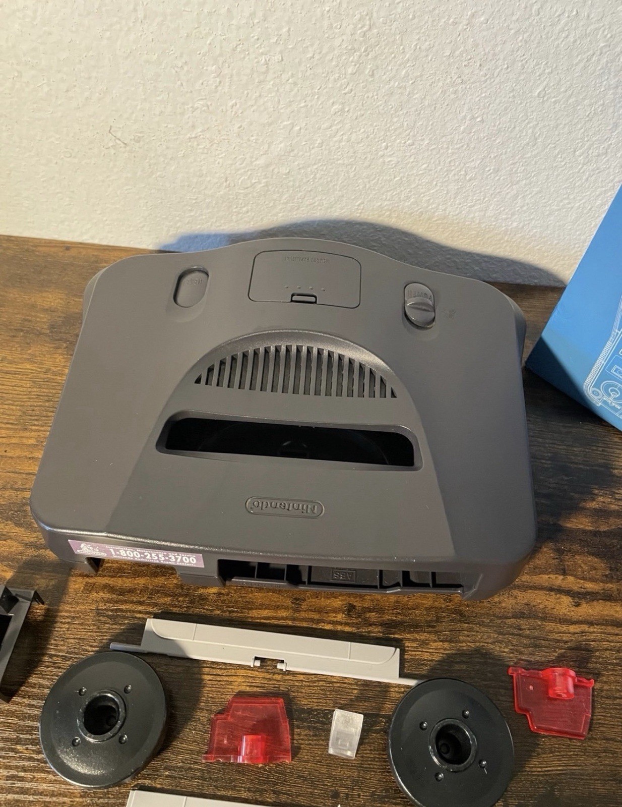 Nintendo 64 NUS-001(USA) Gray Console NTSC-U/C w/ Expansion Pak Composite SHELL