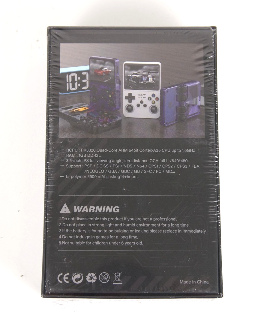 64gb Handheld Game Console With Built In Emulator R36S – White Color