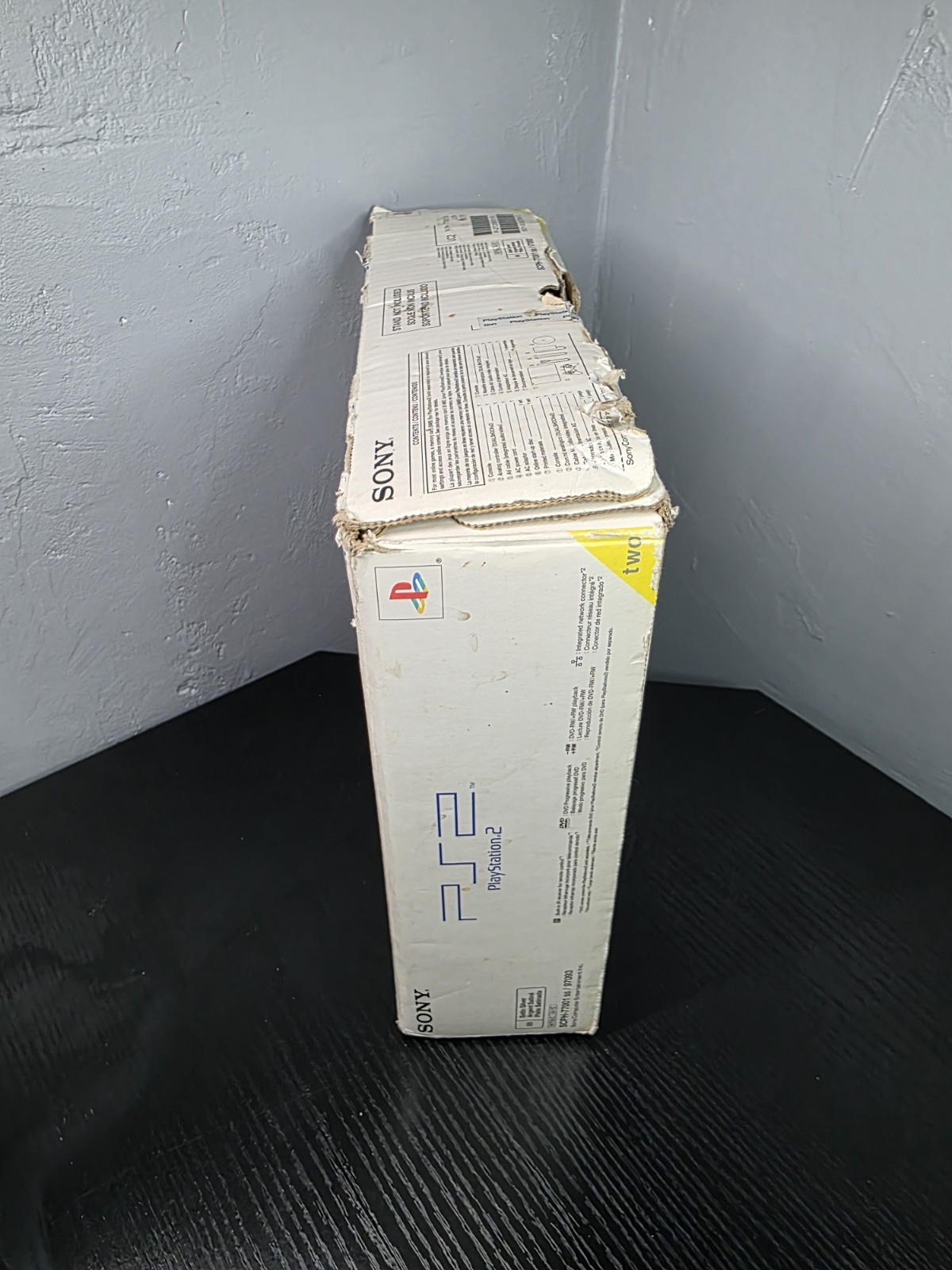 PS2 Slim Satin Silver PLAYSTATION 2 Console SCPH-77001 (Read DESCRIPTION)