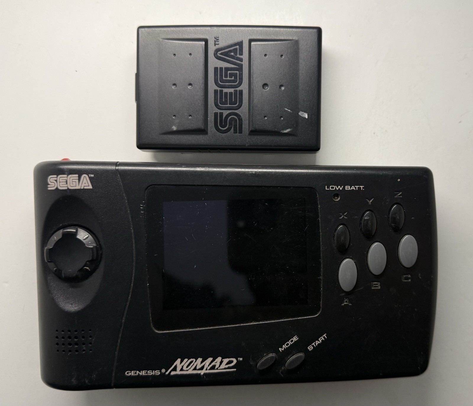 Sega Nomad Handheld Console MK6100 With Charger And Original Battery Pack Tested