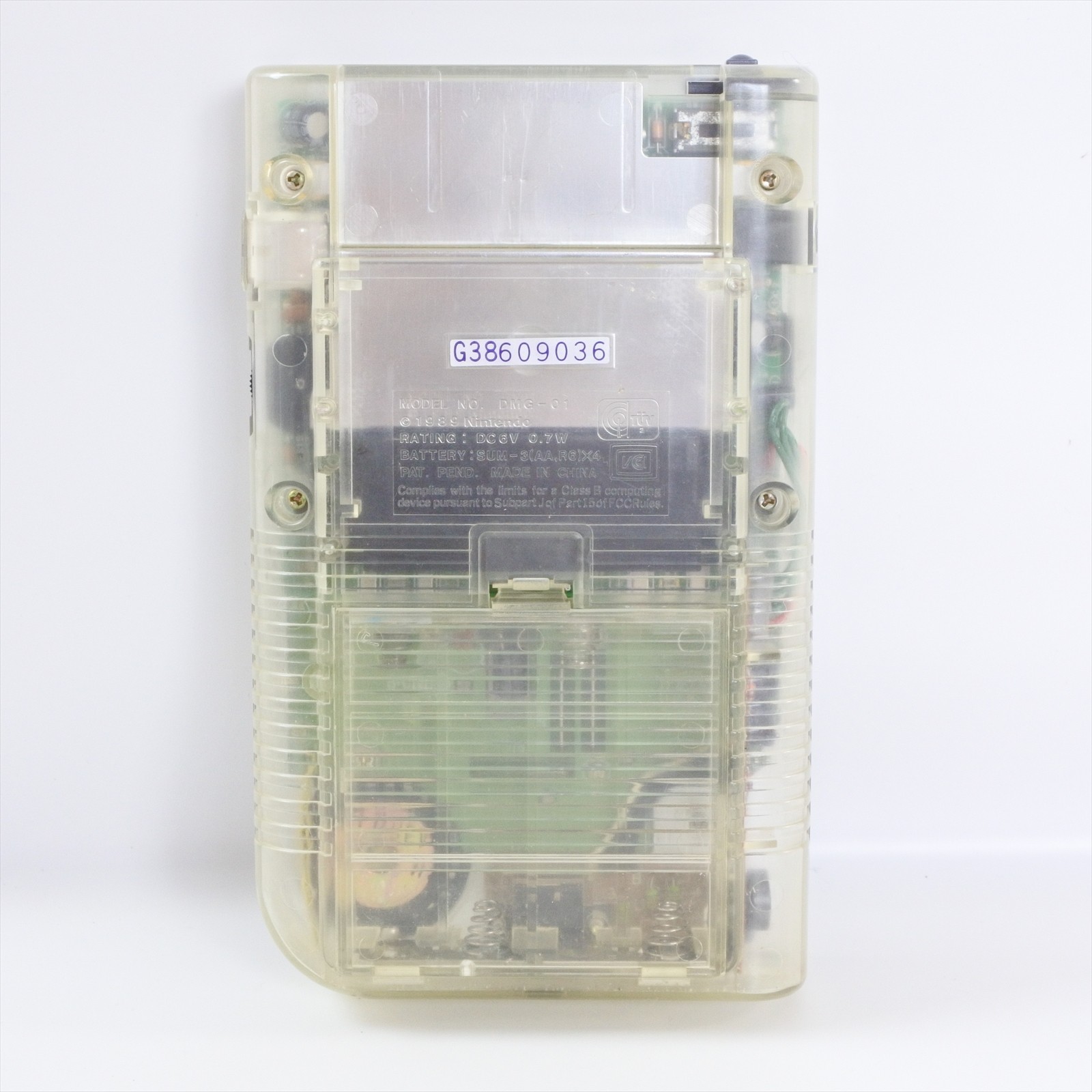 Gameboy Bros. CLEAR Console DMG-001 Boxed Original Classic Nintendo CHINA 036 gb