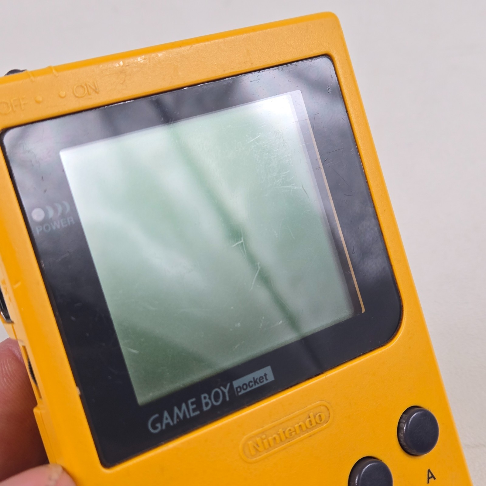 Nintendo Game Boy Pocket MGB-001 Yellow OEM Original Tested & Working GameBoy
