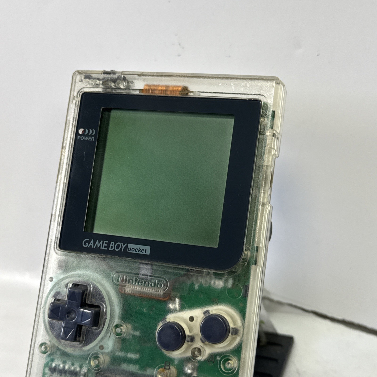 Nintendo Gameboy Pocket Clear Transparent MGB-001 | TESTED