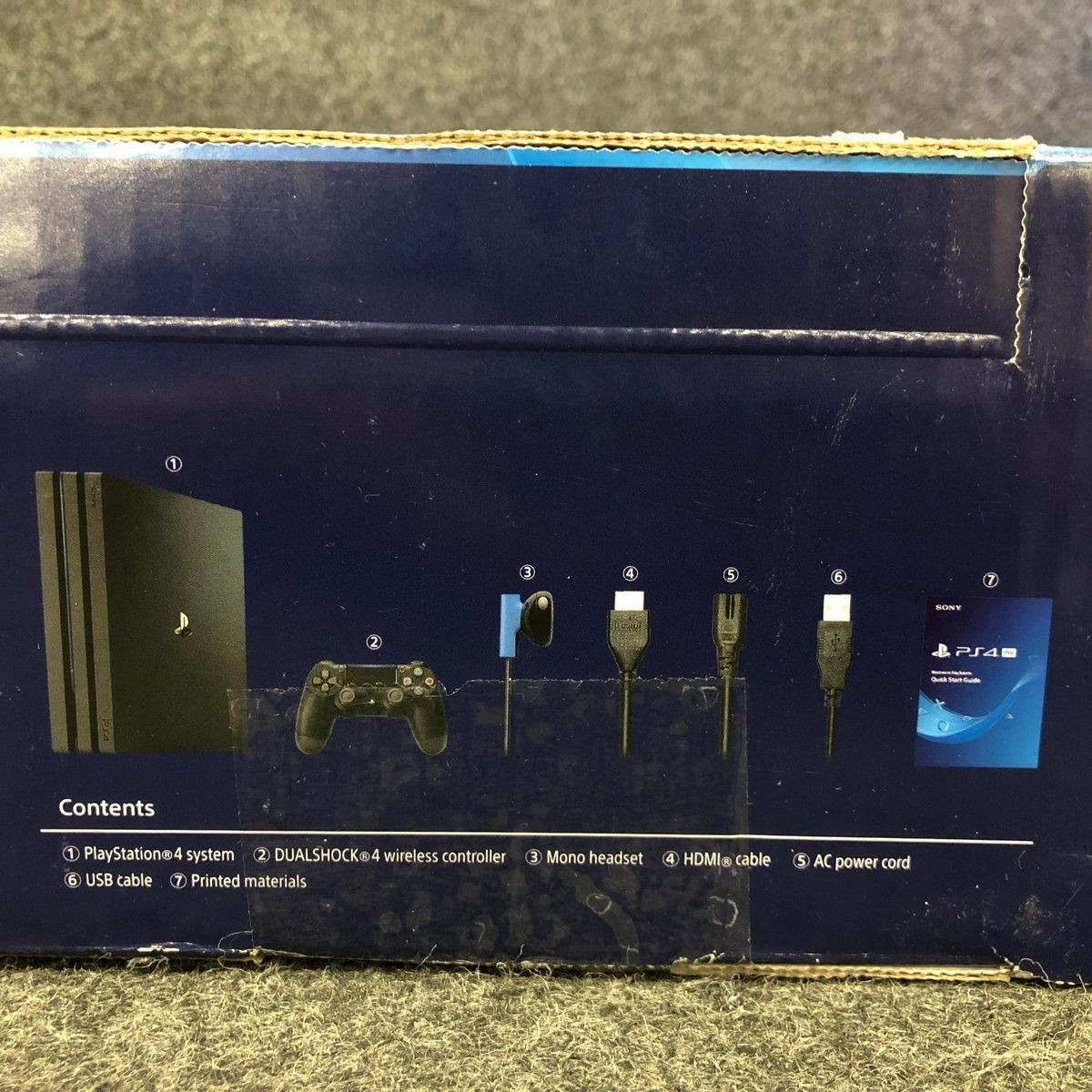 SONY PlayStation 4 Pro Video Game Console 1TB Jet Black PS4 CUH-7202B