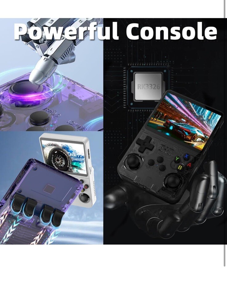 Open Source R36S Retro Handheld Video Game Console Linux System 3.5 Inch IPS Scr