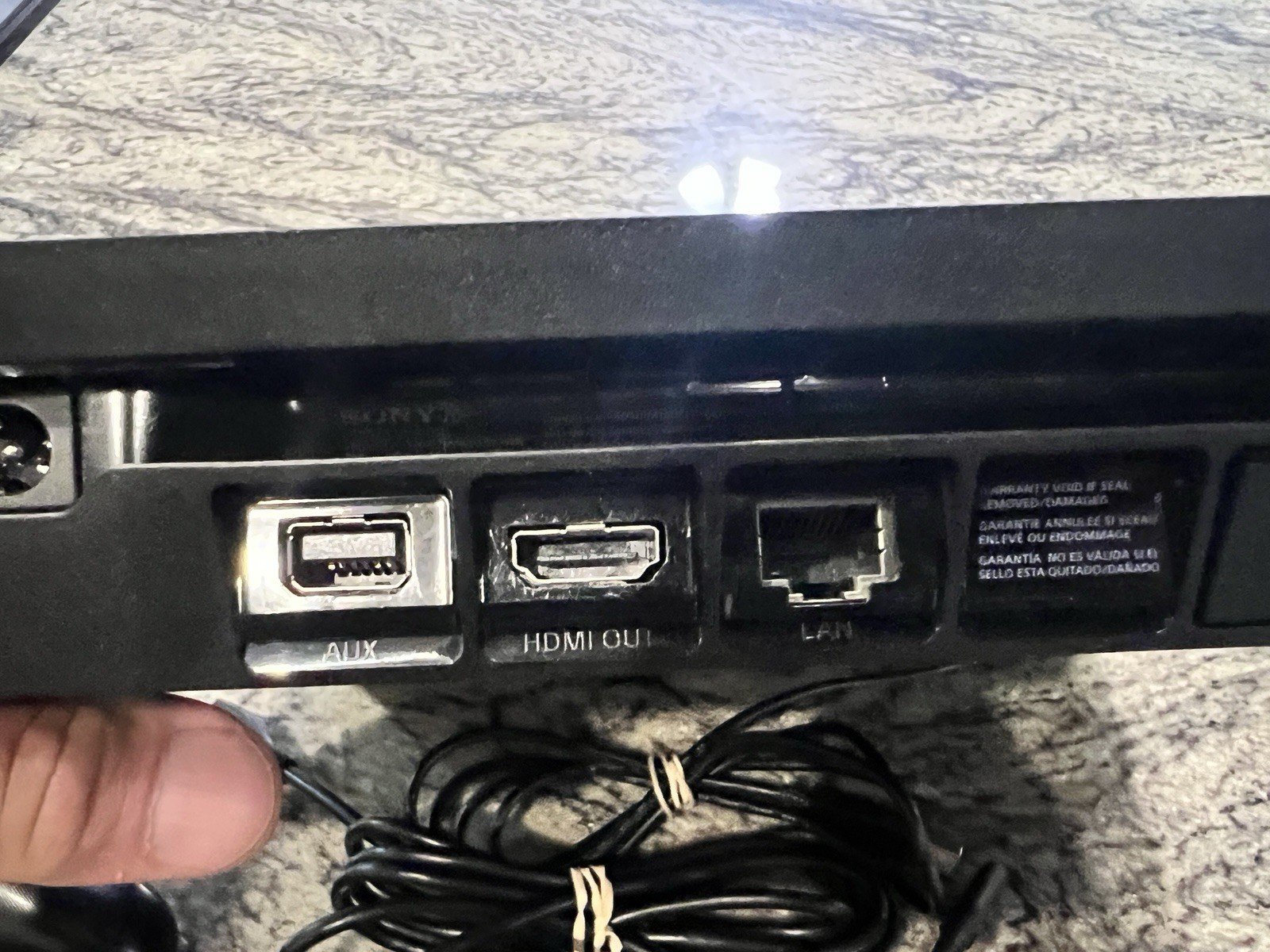 Sony PlayStation 4 Slim 500 GB PS4 Console Controller & Cords Tested Working