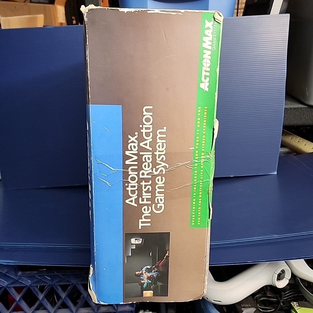 1987 Action MAX VCR Game System + Gun + Cables + Signal Light + Box – PARTS PCS