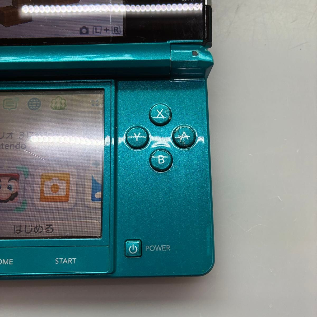 Nintendo 3DS Aqua Blue CTR-001 Tested Working Authentic Japan Tracking