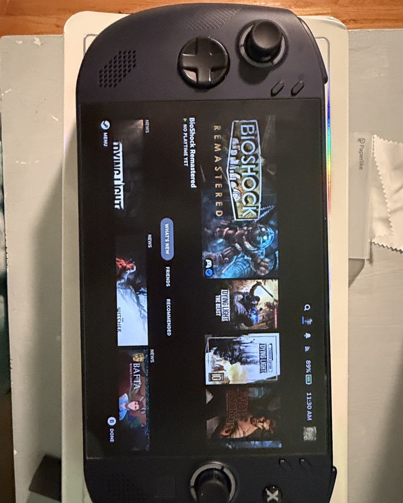 STEAM OS Lenovo Legion Go S 32GB RAM Z1 Extreme 1 TB SSD PERFECT MATTE PROTECTOR