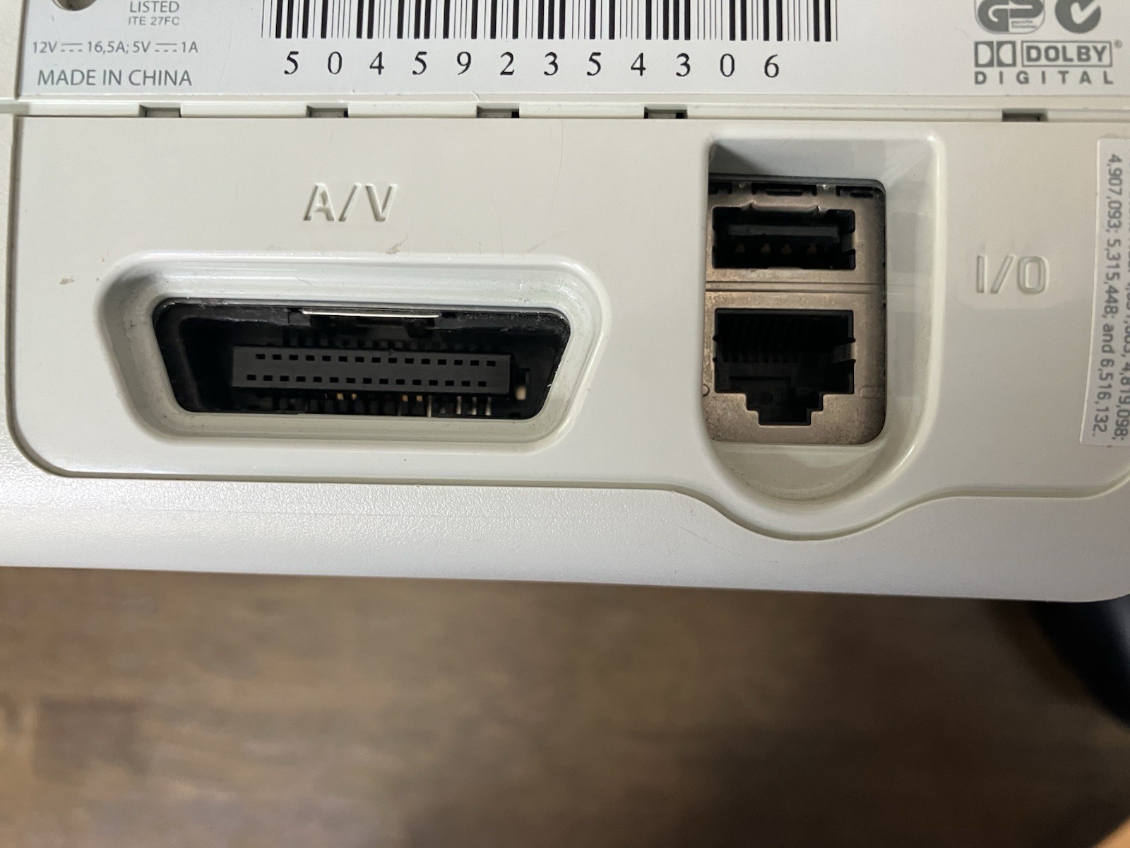 Microsoft Xbox 360 White Console With 100GB Storage Hard Drive – Tested Working
