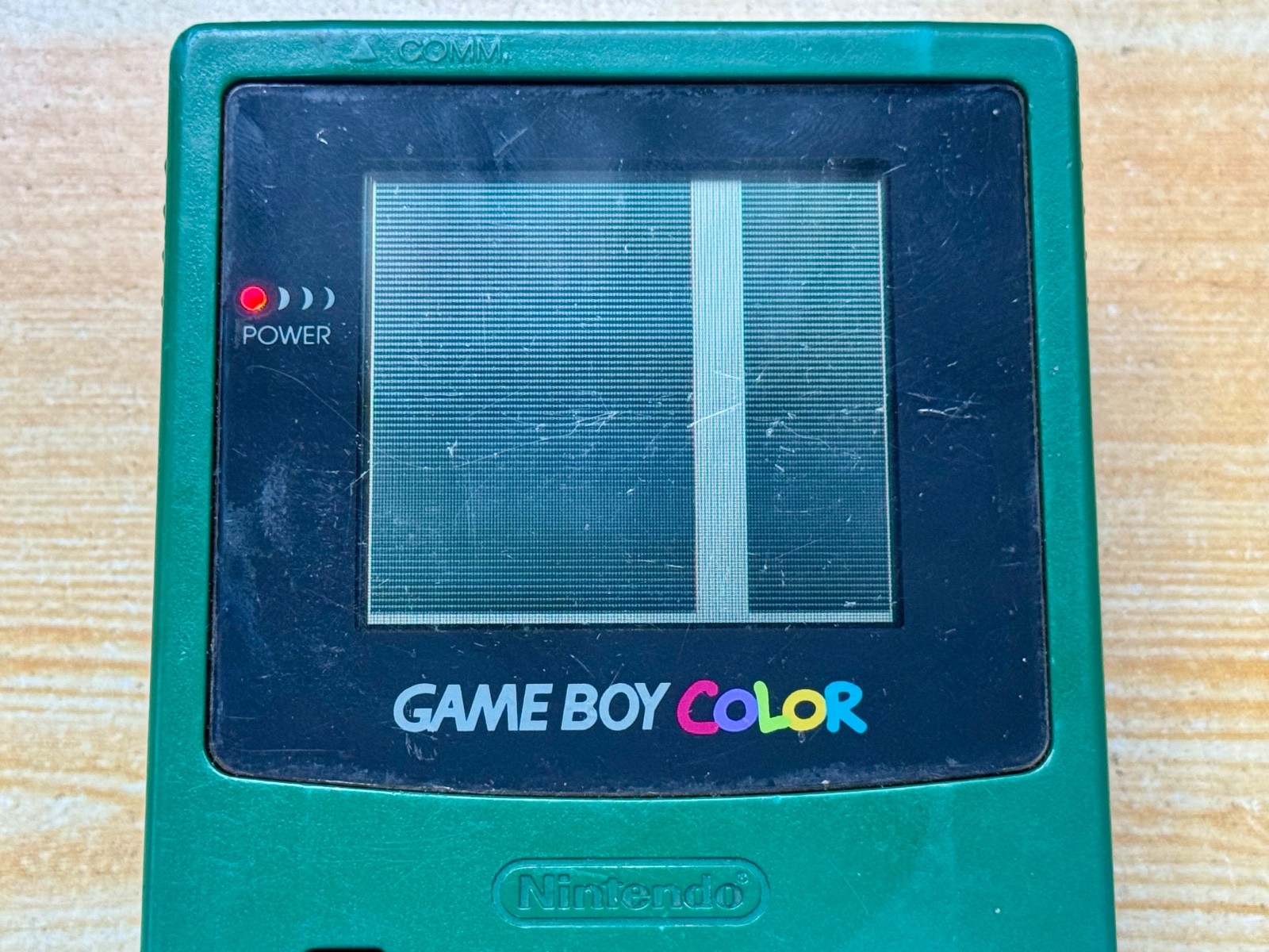 Nintendo Gameboy Color CGB-001 Teal Turquoise Green Handheld System Console GBC