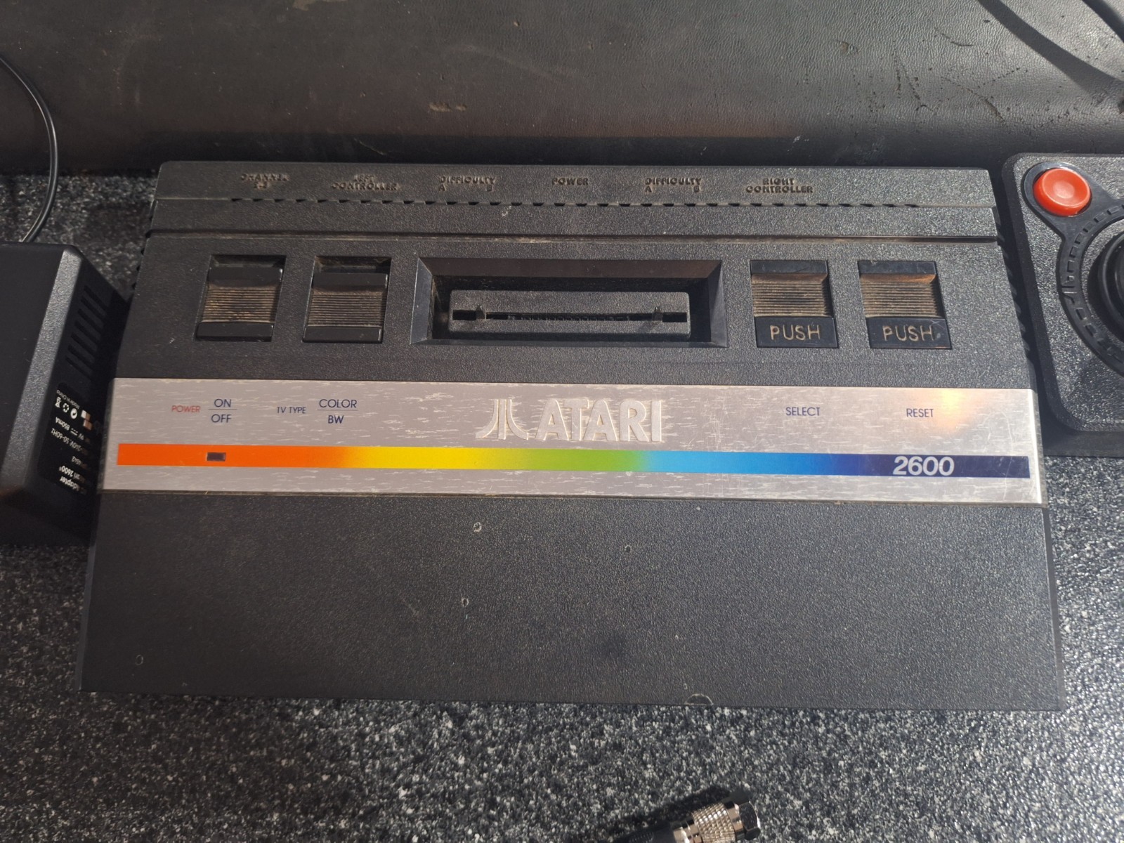 Atari 2600 Rainbow Jr Junior TESTED WORKING Bundle Full Set-Up!