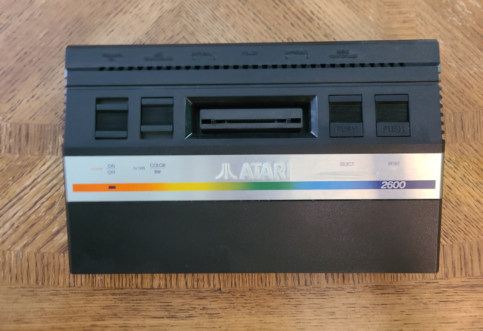 Atari 2600 Jr. 1986 Home Console with games and controllers