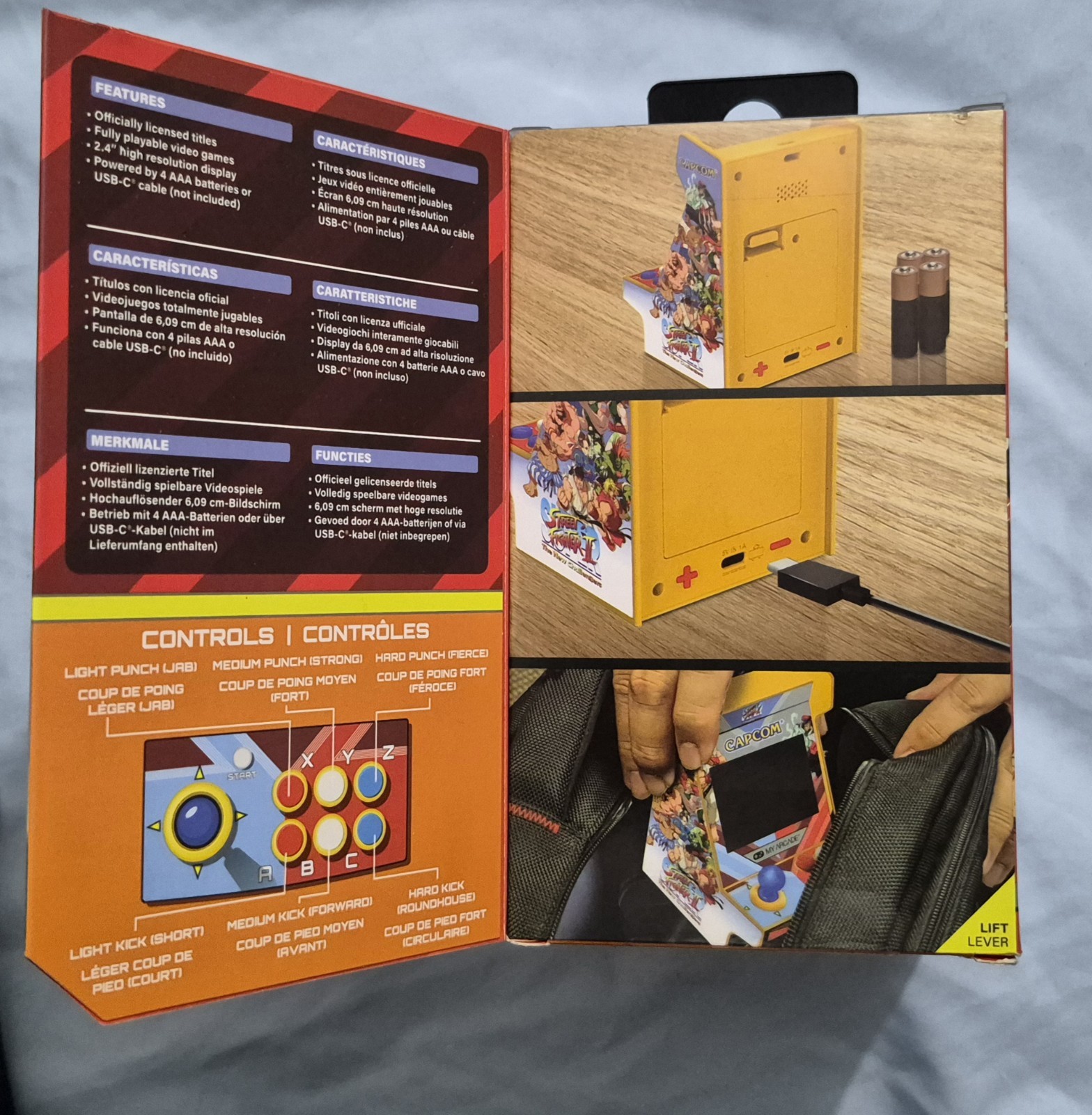 My Arcade Super Street Fighter II Micro Player Pro 6.75″ Mini Arcade Game NEW