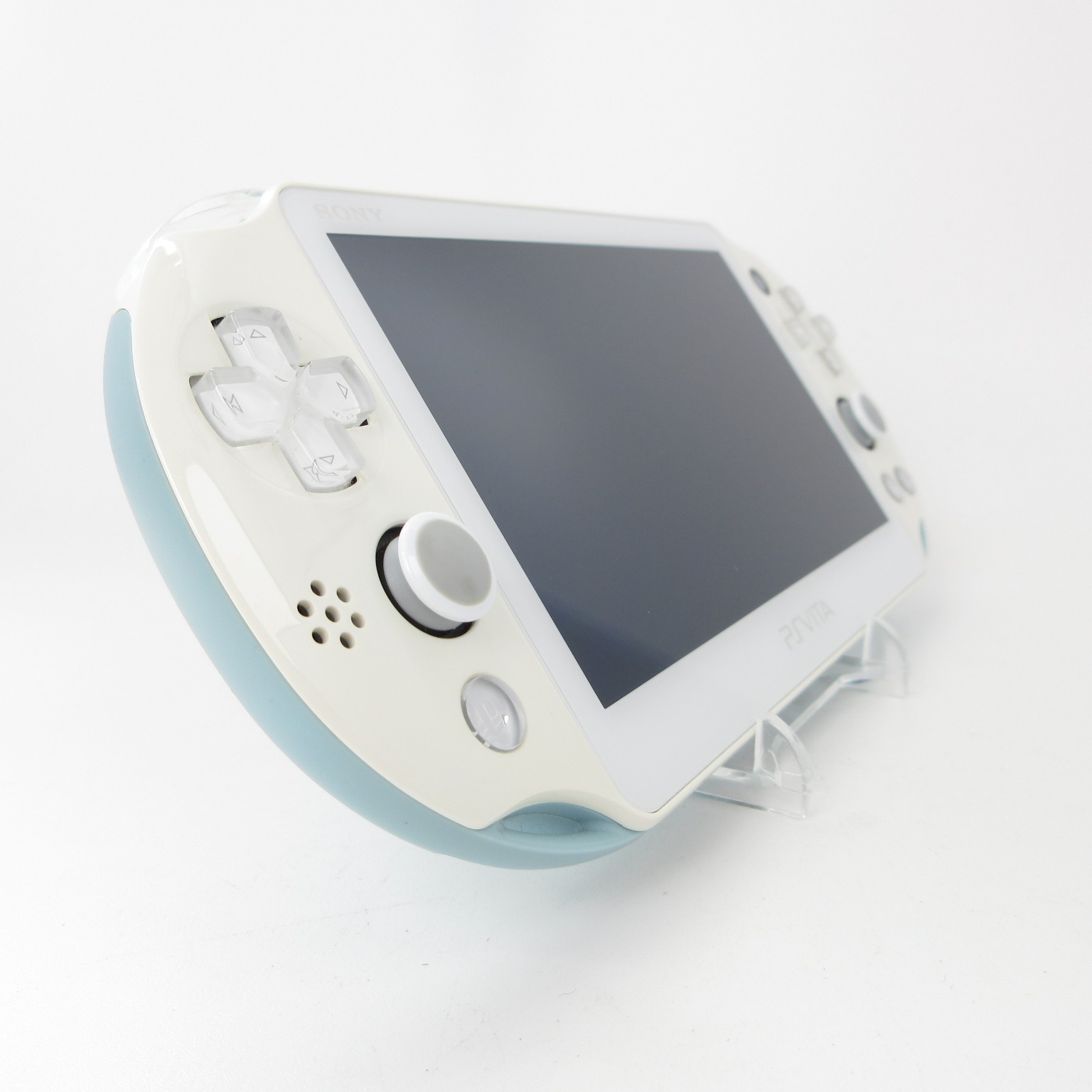【Excellent】Sony PS Vita PCH-2000 Light Blue / White Wi-Fi Model Console only #NE