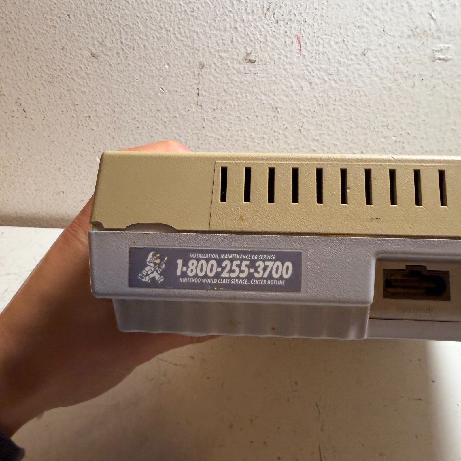 Super Nintendo SNES SNS-001 Beige 16-Bit Video Gaming Console – For Parts