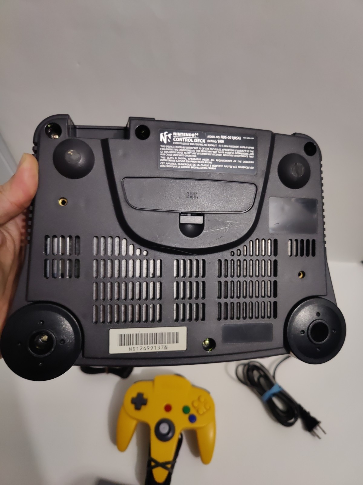 Nintendo 64 N64 NUS-001 USA Version Consola Complete (Fast Shipping)