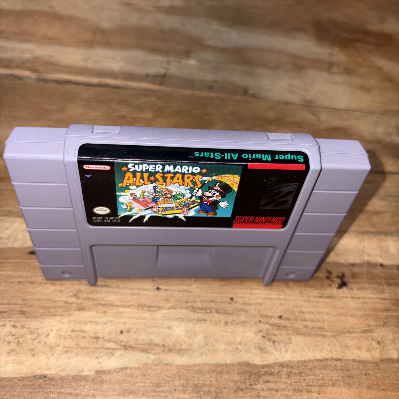 Super Nintendo SNES Console Bundle w/ OEM Controller, Cords & 3 Mario Games
