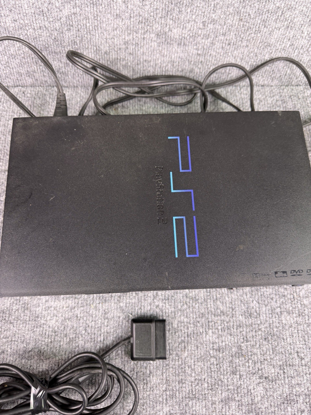 Sony PlayStation 2 SCPH-30001 R Black NTSC-U/C Home Console 1 Controller