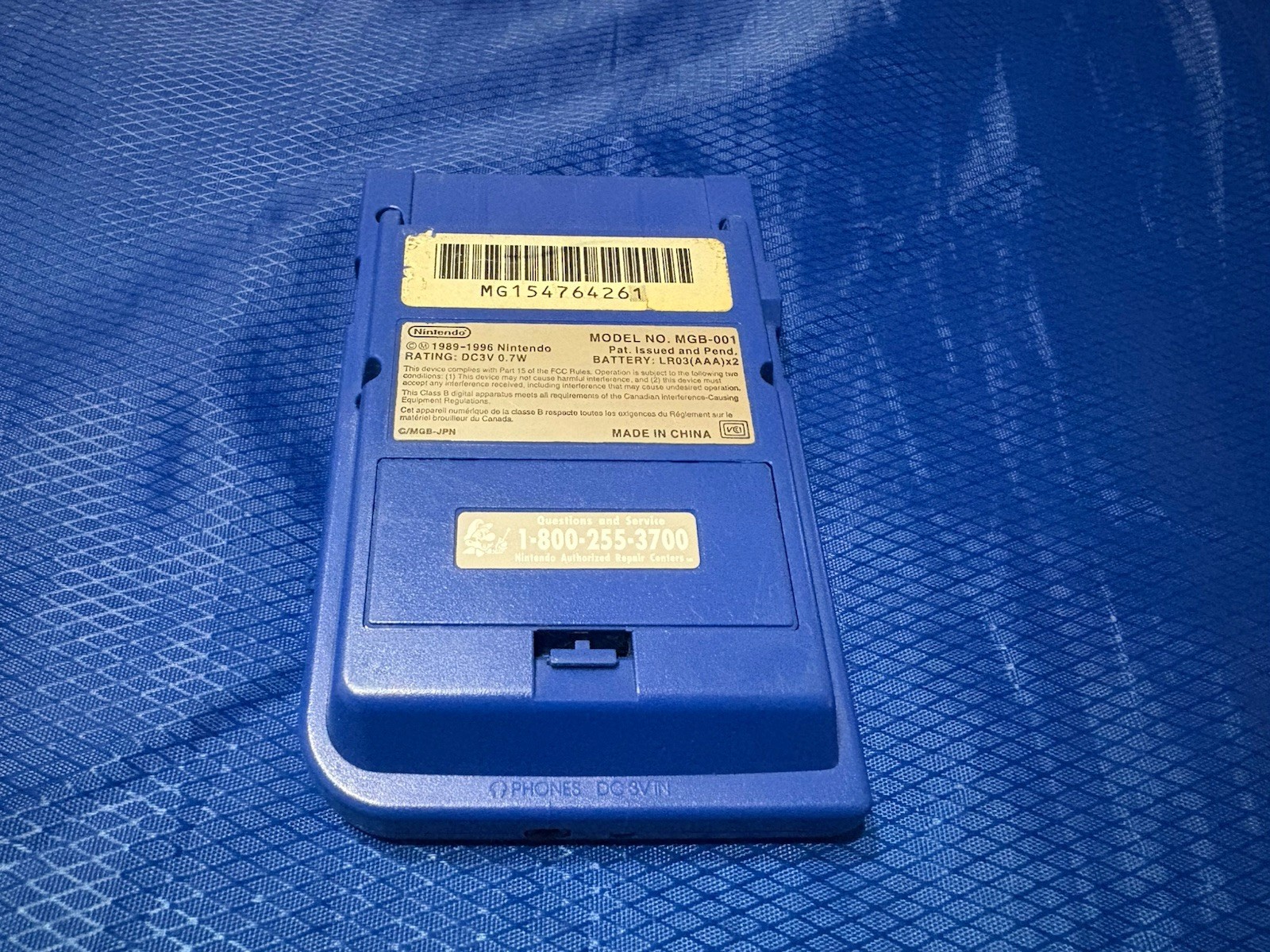 Nintendo Game Boy Pocket – Blue