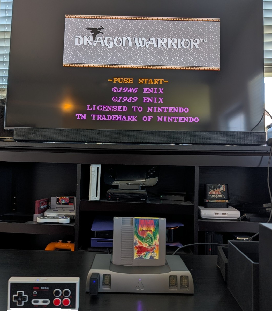 Analogue Nt mini Noir Edition FPGA NES Console Complete in Box
