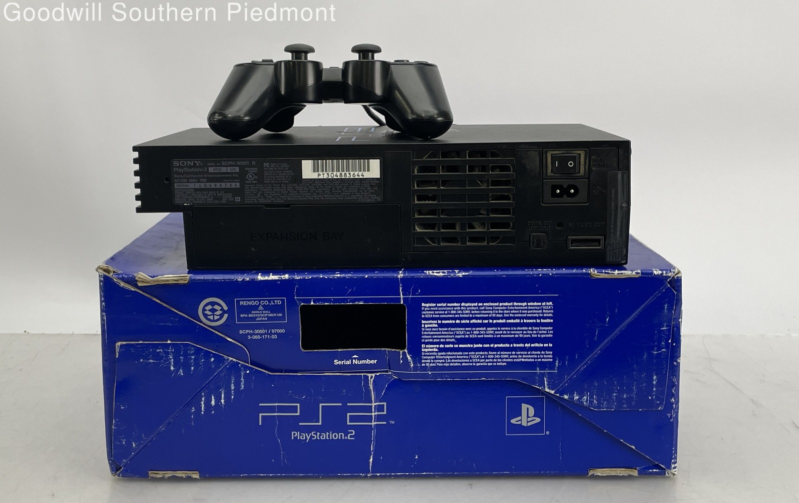 Sony PlayStation 2 PS2 SCPH-30001 R Video Game Console with Box Bundle – Tested