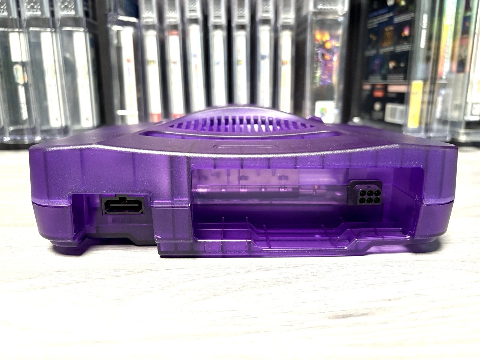 N64 Nintendo 64 Transparent Purple Funtastic Console Re-Shelled