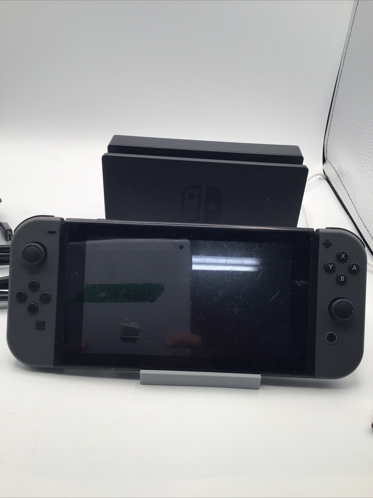 Nintendo Switch Console Bundle w/ Dock, Grey Joy-Con HDMI cord Power cord