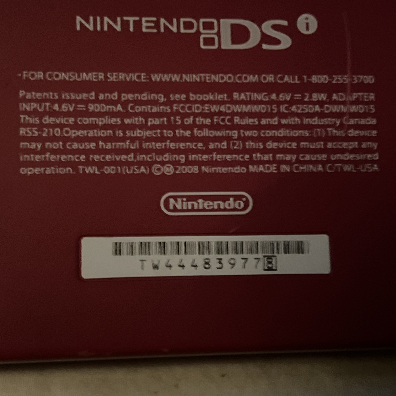 Nintendo DSi Hot Pink Handheld Console System TWL-001 Tested
