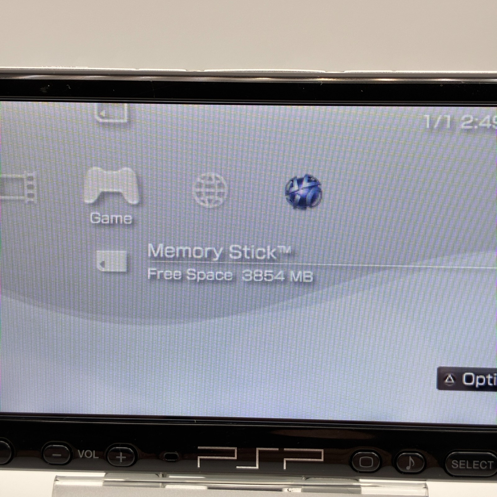 PSP-3000 Black w/ Glass Lens IPS Screen Upgrade New Battery USB-C connector 4GB