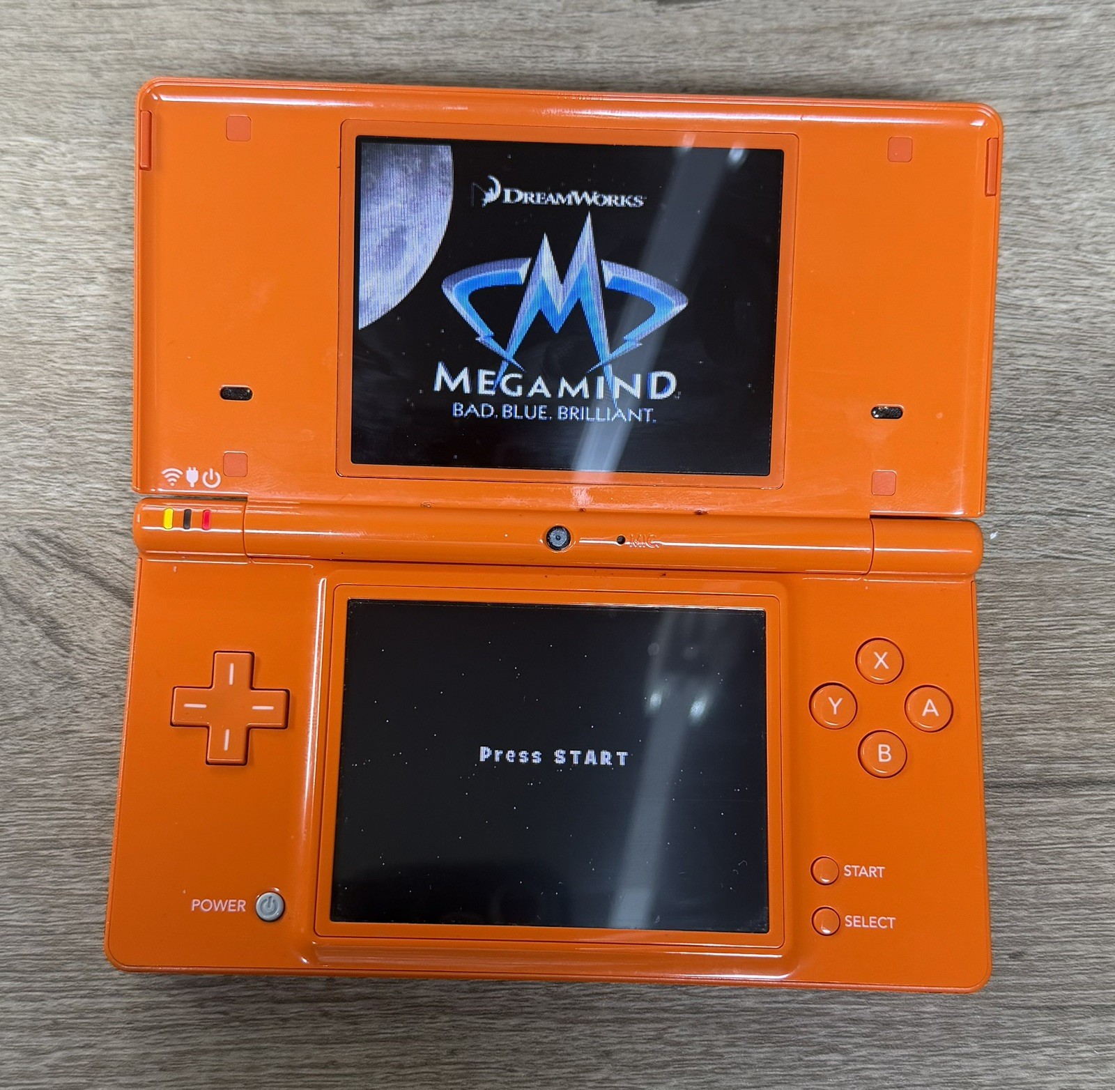 Nintendo DSi Orange Console Clean Tested Working Charger, Stylus, 4GB, Protector