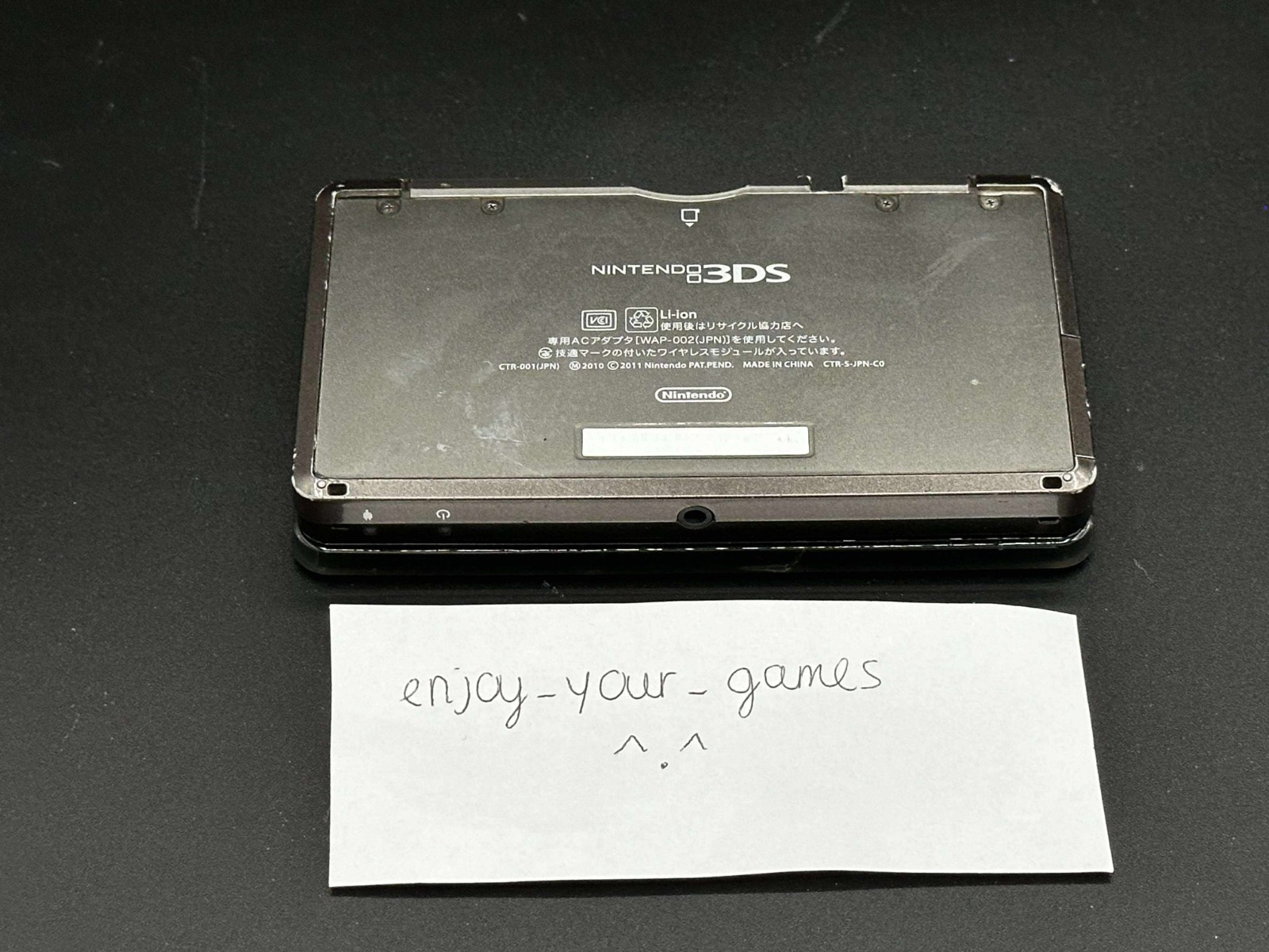 Nintendo 3DS Black Model | English | Charger | US Seller-SHIP IN 1-DAY