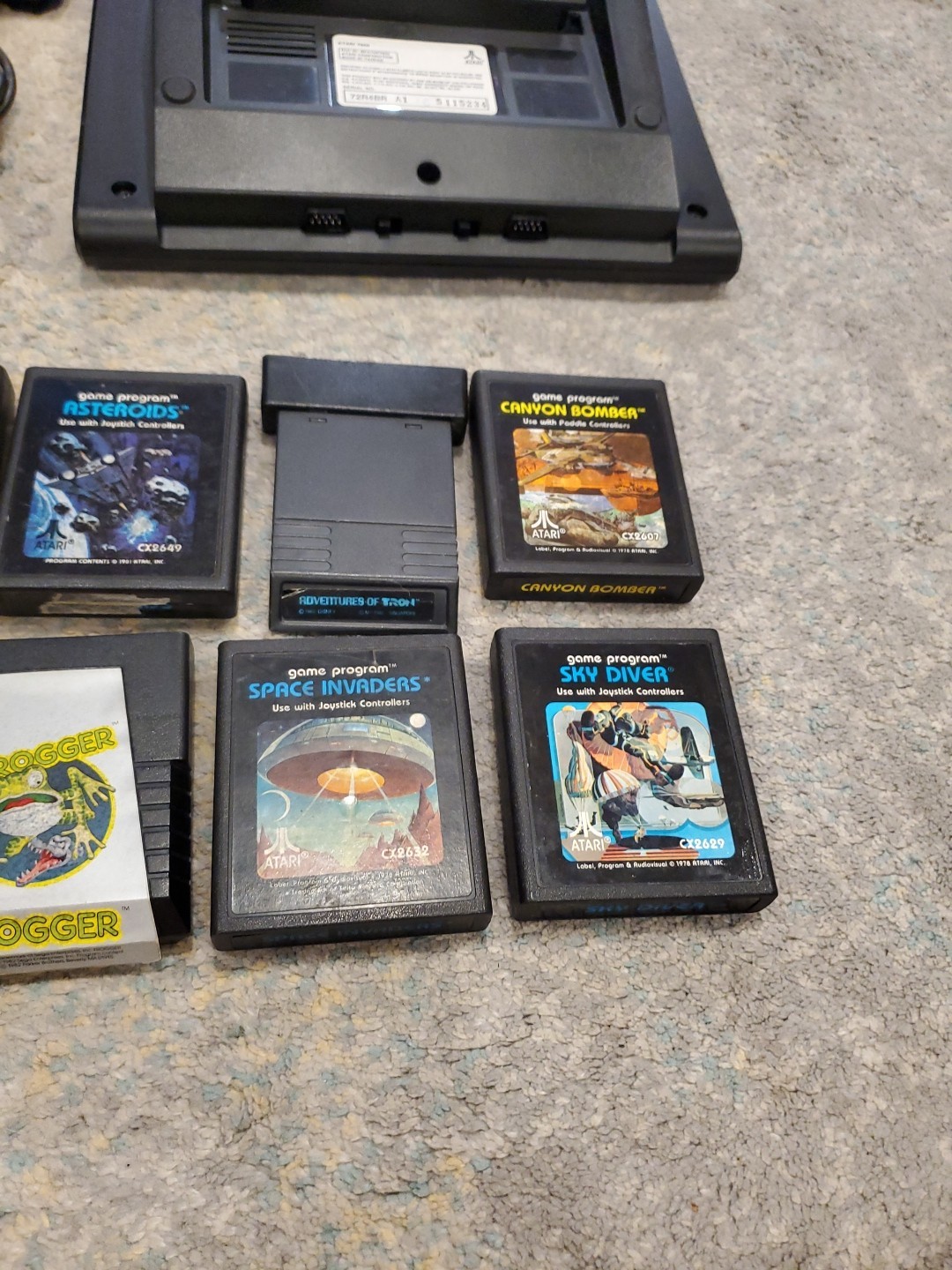 Atari 7800 Pro System Video Game Console, Games & Controllers UNTESTED Lot Of 16