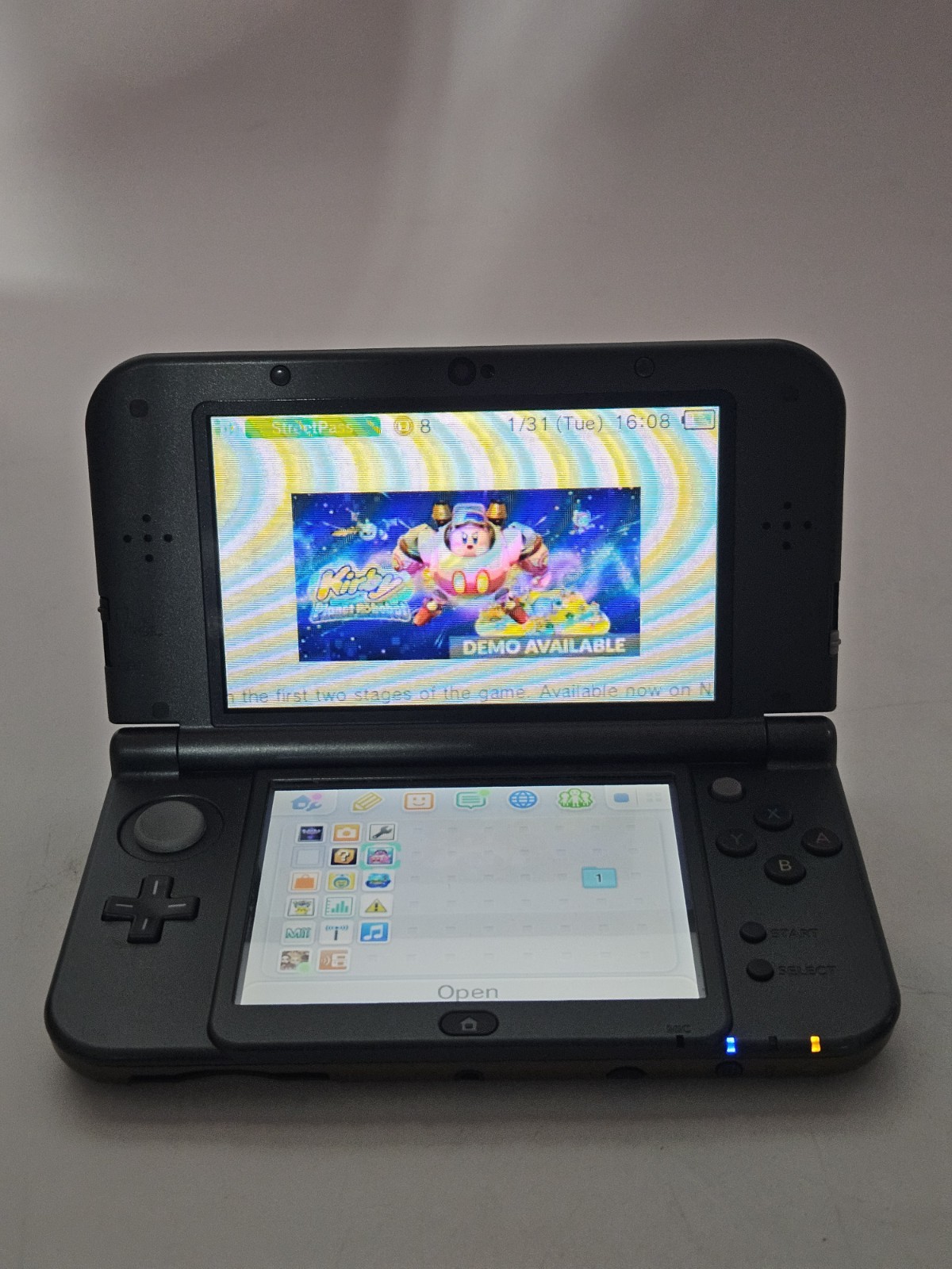 Nintendo DSi DSi Handheld Game Console TWL-001 Black Charging cable & TRANSFORME